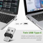 Presentation Clicker Remote, Type C&USB Wireless Presenter, PowerPoint Clicker - Image 3