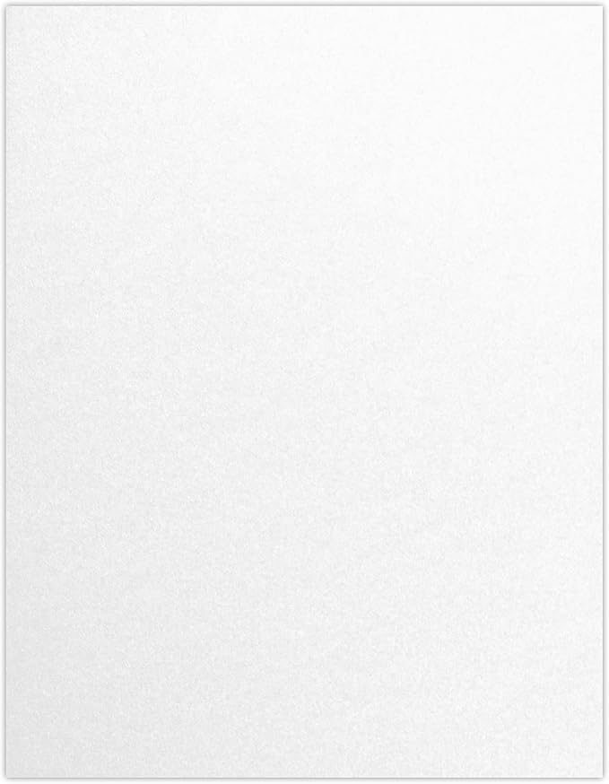 LUXPaper 8.5" x 11" Cardstock | Letter Size | Crystal Metallic | 105lb. Cover | by LUXPaper
