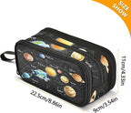 BOENLE Solar System Space Planets Pencil Case Box Boys Girls Large Pencil Pouch - Image 4
