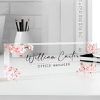 Personalized Name Plate for Desk Custom Acrylic Desk Name Plate Custom Employee - Image 4