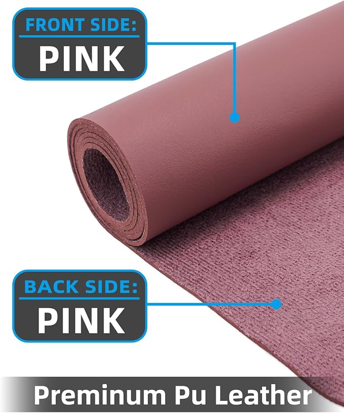Leather Desk Pad Protector, Large Desk Mat, Mouse Pad, Non-Slip PU Leather Desk - Image 2