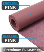 Leather Desk Pad Protector, Large Desk Mat, Mouse Pad, Non-Slip PU Leather Desk - Image 2