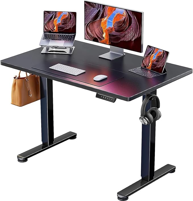 ErGear Small Height Adjustable Electric Standing Desk, 40 x 24 Inches Sit Stand by ErGear