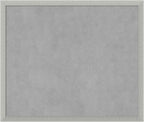 Amanti Art Silver Framed Magnetic Board 22x26 Medium Vision Board by AmantiArt