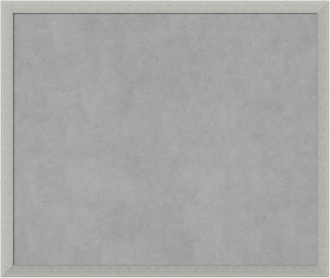 Amanti Art Silver Framed Magnetic Board 22x26 Medium Vision Board by AmantiArt