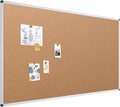 VIZ-PRO Large Cork Bulletin Board, 72 X 48 Inches, Wall-Mounted Corkboard by VIZ-PRO