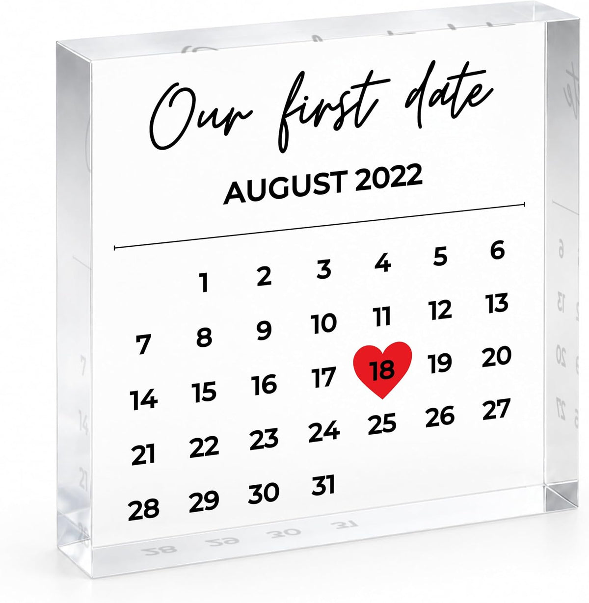 Personalized Anniversary Calendar Gift – Romantic Gift Wedding Gifts for Anni...
