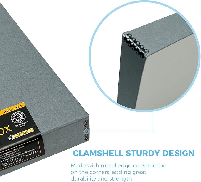 Lineco Folio Storage Box, Clamshell Design - Image 4