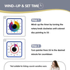 Visual Timer 7.5 inch; 60 Minute 1 Hour Countdown Timer - Image 3