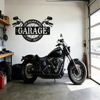 Custom Motorcycle Wheel Metal Signs Personalized Biker Name Sign Custom Garage - Image 3