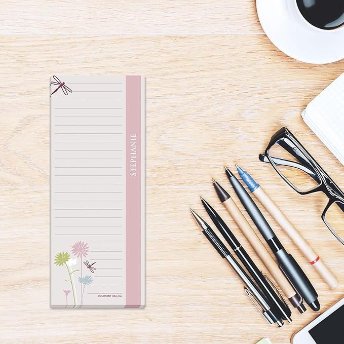 Current Dragonfly Personalized Lined Shopping List Pads - Image 3