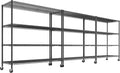REIBII 55.5''W Storage Shelves 2500LBS Wire Shelving Unit by REIBII