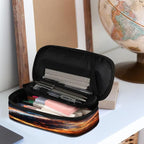 Pardick American Football Fire Pencil Case，Big Capacity Pencil Pouch Coin Pouch - Image 6