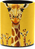 Leather Pen Holder for Desk, Cute Giraffe Pencil Cup Desktop Organizer Makeup by Unknown
