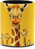 Leather Pen Holder for Desk, Cute Giraffe Pencil Cup Desktop Organizer Makeup by Unknown