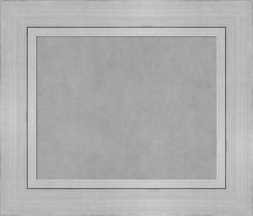 Amanti Art Silver Framed Magnetic Board 23x27 Small Vision Board