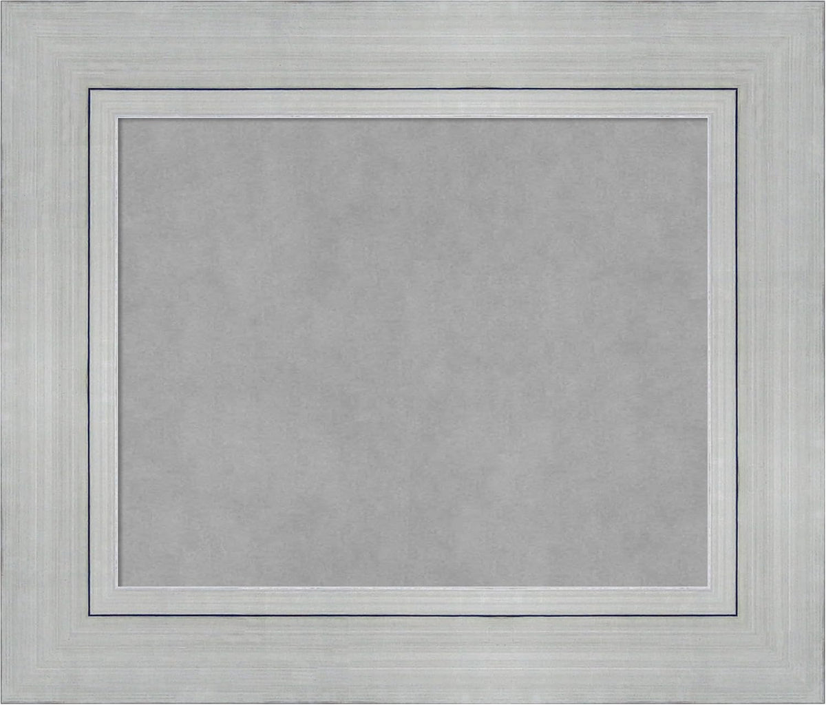 Amanti Art Silver Framed Magnetic Board 23x27 Small Vision Board