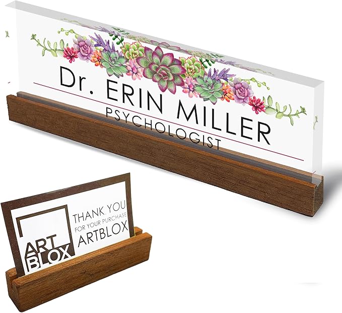 Artblox Office Personalized Name Plate by Artblox