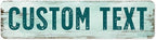 Custom Sign, Custom Street Sign, 11 Font Colors, 13 Font Styles, 4 Hole Options by MySignCenter