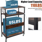 Extra Large Height Adjustable Computer Tower Stand, Computer & Machine Carts - Image 4