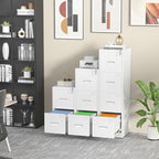 INTERGREAT 2 Drawer File Cabinet, Lockable Vertical File Office Cabinet - Image 6