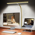 airlonv led desk lamp with clamp, 17" stepless, main product view