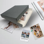 Lineco Museum Archival Storage Box, 17.75x22.75x3 in. Drop Front Design. - Image 7