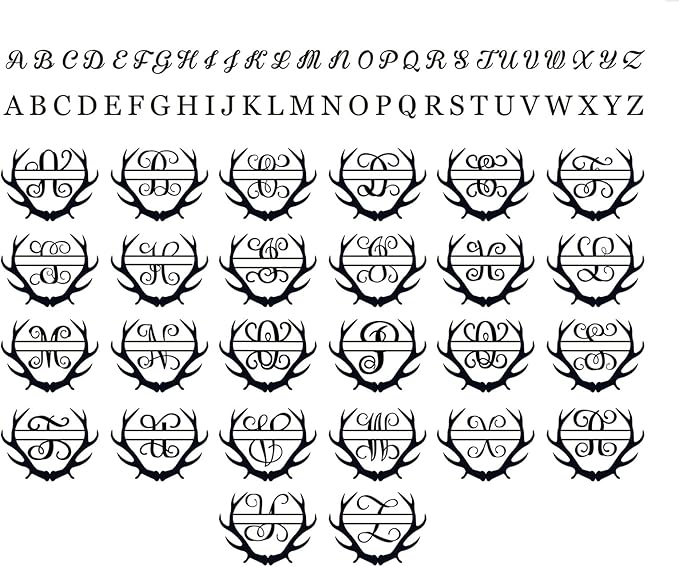 Personalized Monogram Antlers - Image 7