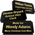 Personalized Name Plates, Deep Engraved Plaque, Custom Name Plate by Caramel