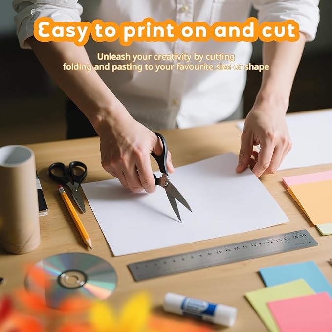 White Cardstock 8.5 x 11, Cardstock Paper, Copy Paper - Image 4