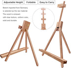 Miratuso Art Easel A-Frame Painting Easel, Wood Display Stand Holding Canvas Up - Image 3