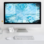 Meschett 3 Pack Clear Acrylic Business Card Holder, 2 Tier Premium Acrylic - Image 5