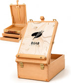 djar adjustable tabletop sketchbox easel for painting, 3, main product view