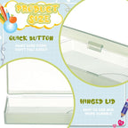 Fainne 24 Pcs Plastic Pencil Case Bulk Pencil Boxes Plastic Stationery Case - Image 3