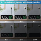 Peakeep Large Display Digital Alarm Clock - Image 3