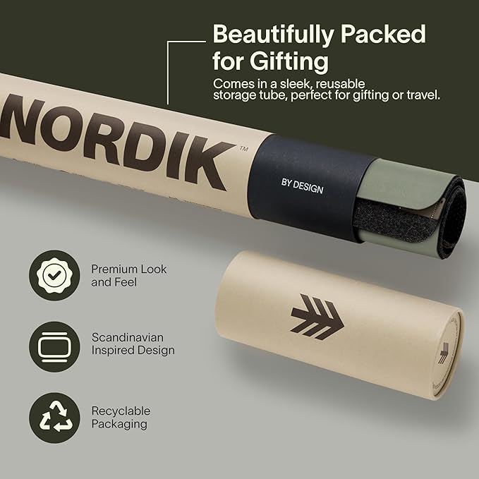 Nordik Felt and Leather Desk Mat - Image 3
