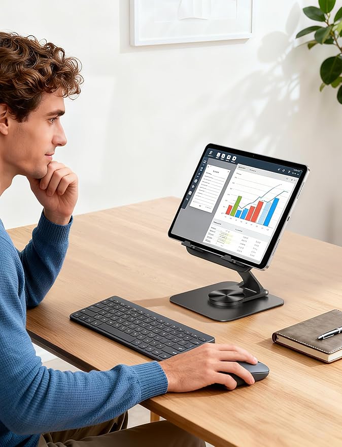 Lamicall Adjustable iPad Stand for Desk - Image 8