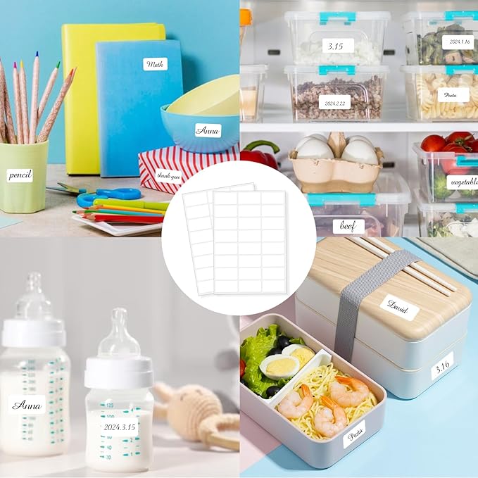 STARLIBOO Removable Labels, Removable Colored Labels Stickers, Self-Adhesive - Image 5