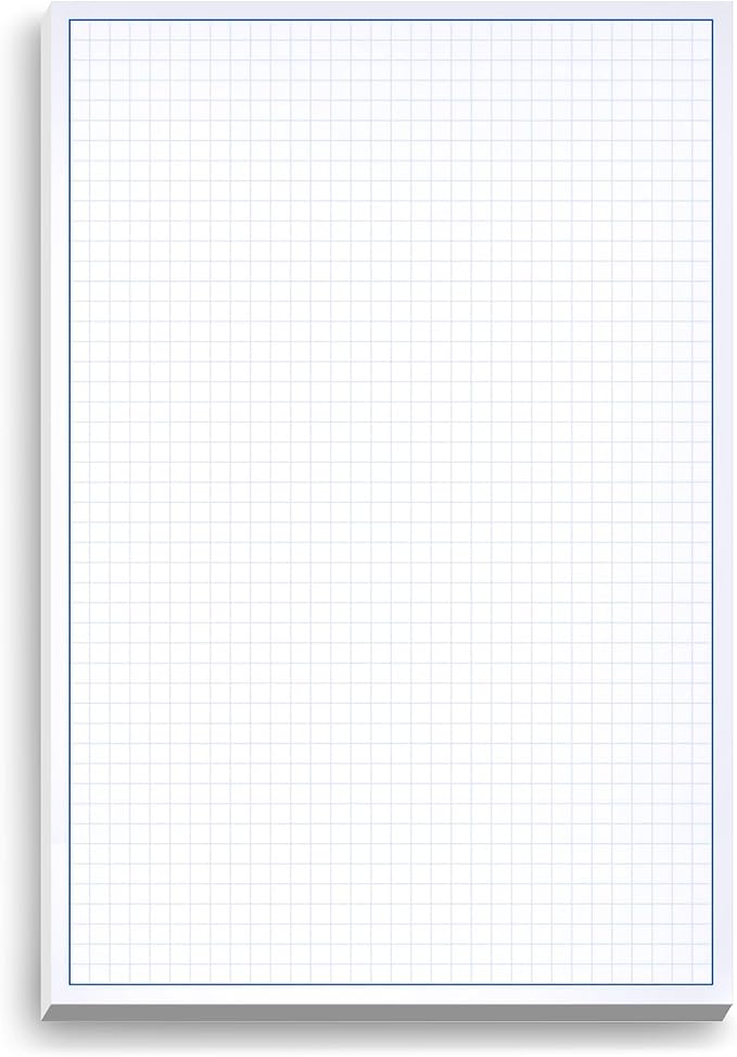 Graph Paper Pad for Blueprint Drawings, Engineering Drawing, and Planning by NextDayLabels