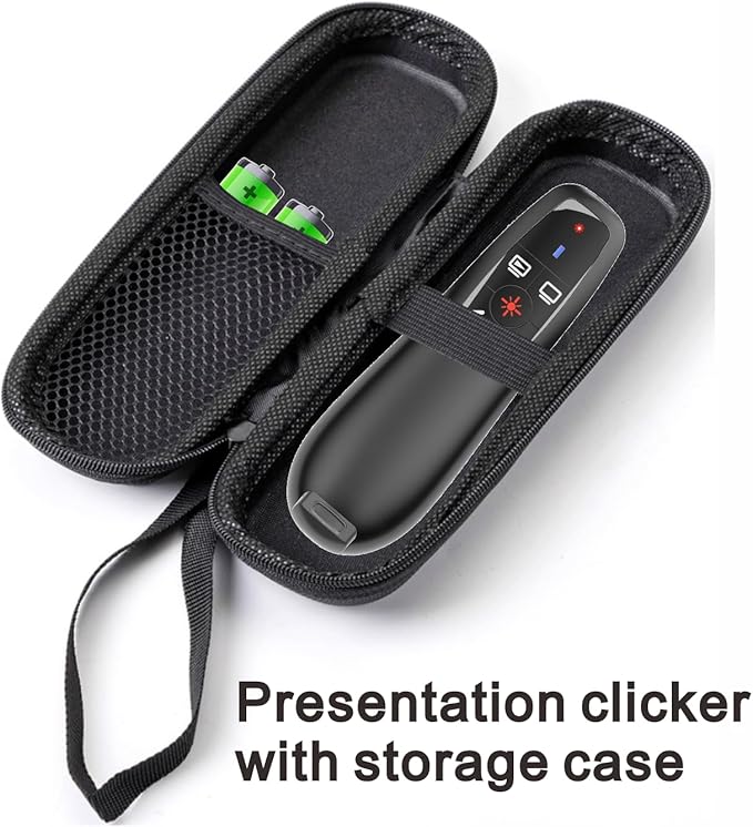 Presentation Clicker with Case Storage, Wireless Presenter Remotes with USB-A&C - Image 3