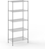 Regal Altair 21" Deep x 36" Wide x 86" Height Wire Shelving Kit | 5-Tier | NSF by Regal+Altair