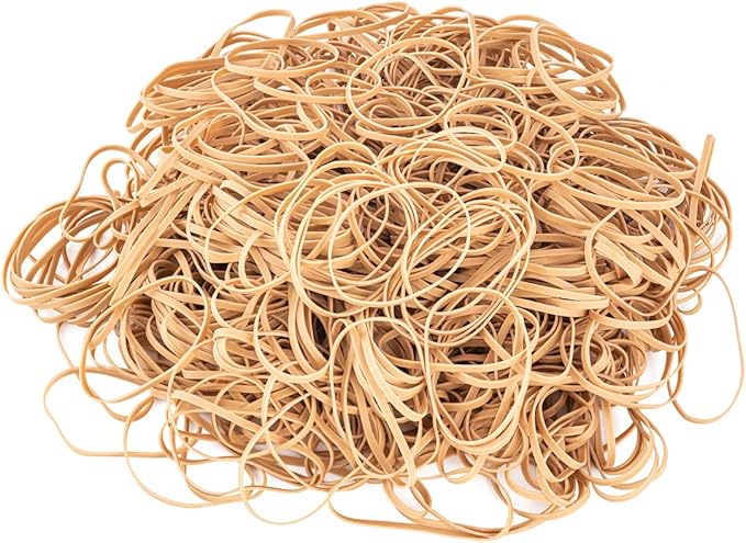 BILINNY Rubber Bands Size 33, Bulk Pack of 10lb Tan Rubber Bands, Made In USA - Image 5