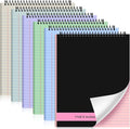 Resurhang 6 Pcs Legal Pad Top Spiral Bound Notebook 70 Sheets Double Sided by Resurhang