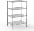 Regal Altair 24" Deep x 36" Wide x 54" Height Wire Shelving Kit | 4-Tier | NSF