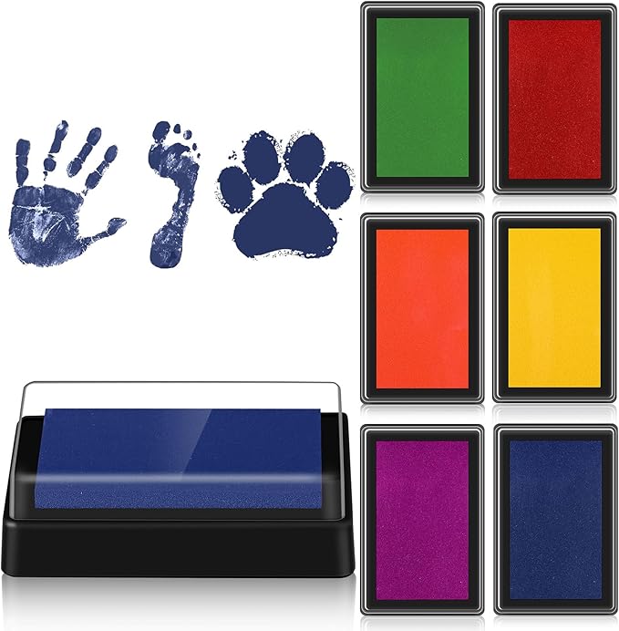 Outus 6 Pieces Reusable Ink Pad by Outus