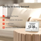7'' Digital Clock, Dementia Clock - Image 2