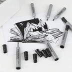 Dabo&Shobo 72 Pack Permanent Markers, Chisel Point, Quick Drying Ink, Works on - Image 2