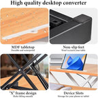 37 Inch Standing Desk Converter - Image 8