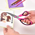 Zicolu Craft Scissors Set, Sharp Scissors All Purpose Heavy Duty, Teflon - Image 6