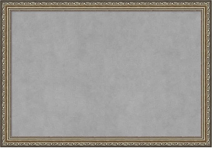 Amanti Art Silver Framed Magnetic Board 18x26 Medium Vision Board by AmantiArt